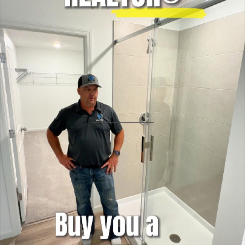 FREE SHOWER DOOR INSTALLATION! With New Construction Home Purchase From Me until the end of the year.